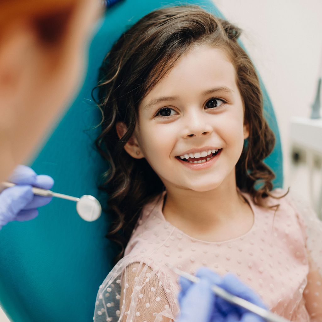 a child at the dentist