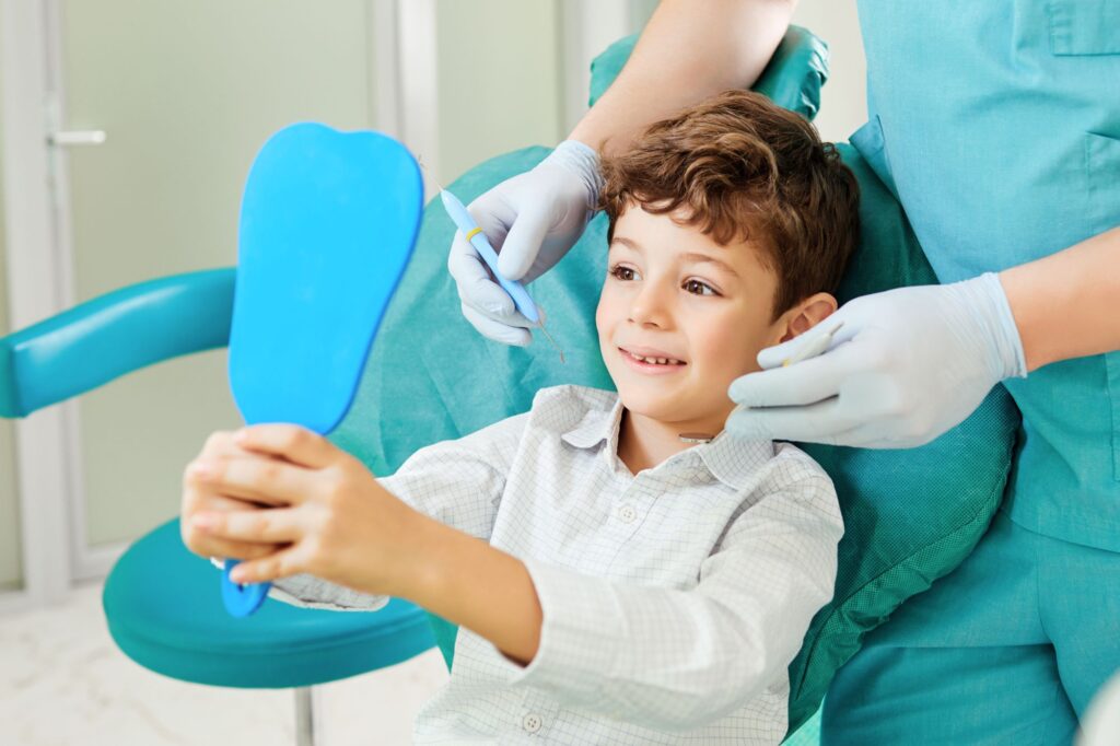 first visit kid dentist
