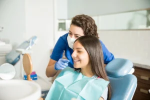 Dentist Showing Braces Img